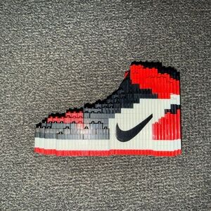 Lego assembly building blocks mini bricks basketball shoes Jordan’s decor Nike